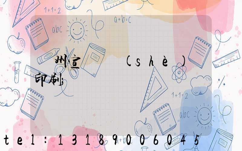 廣州宣傳冊設(shè)計印刷